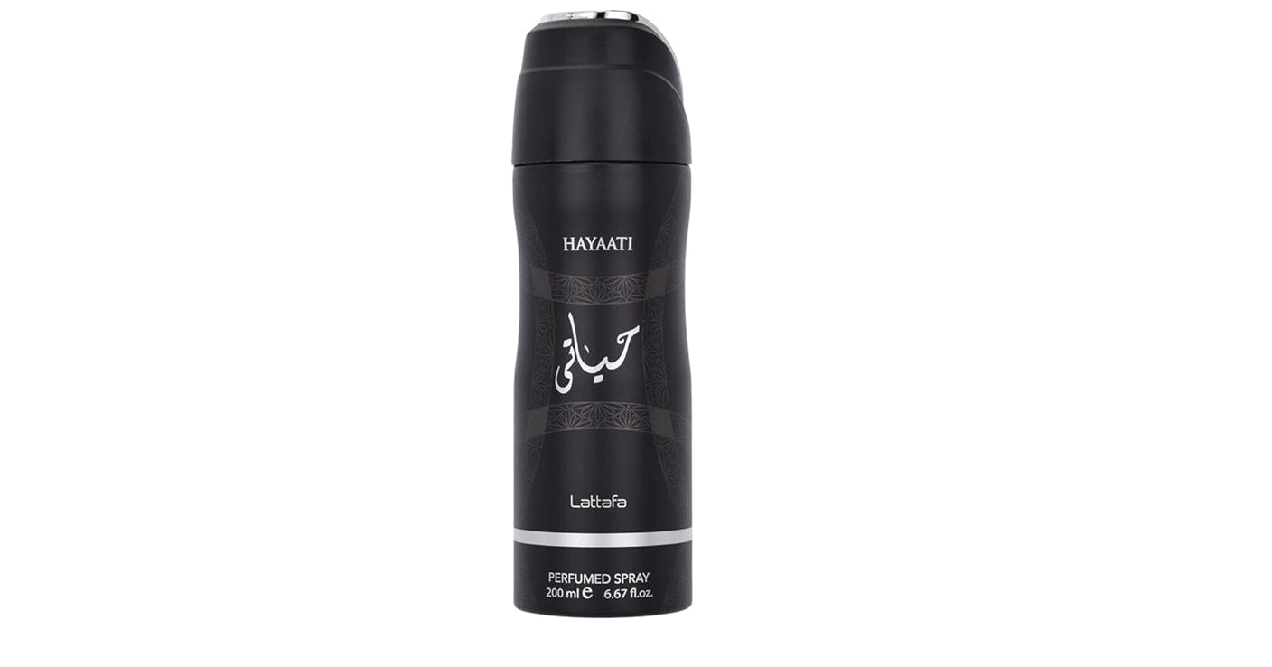 DESODORANTE LATTAFA HAYAATI BLACK 200ML