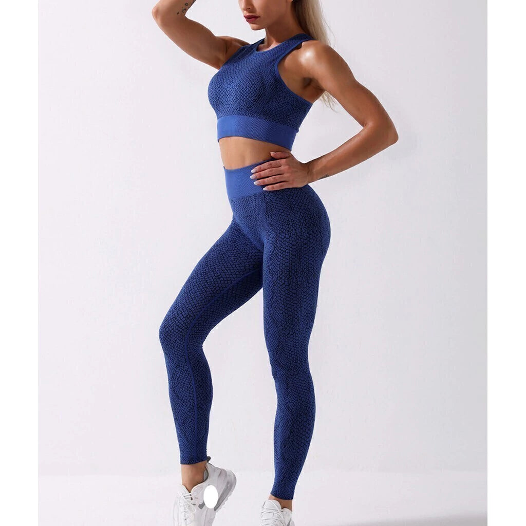 Set conjunto azul top y calsa