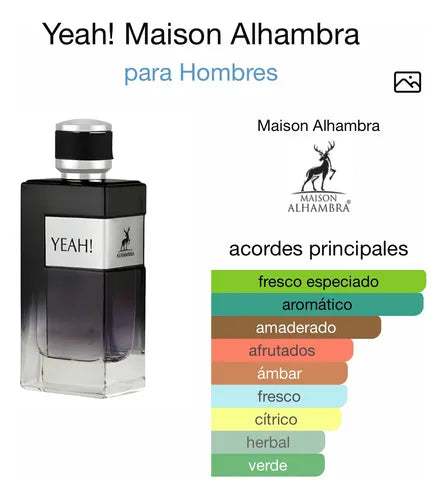 MAISON ALHAMBRA YEAH! MAN EDP
30ML