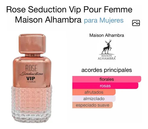 MAISON ALHAMBRA ROSE SEDUCTION
EDP 30ML