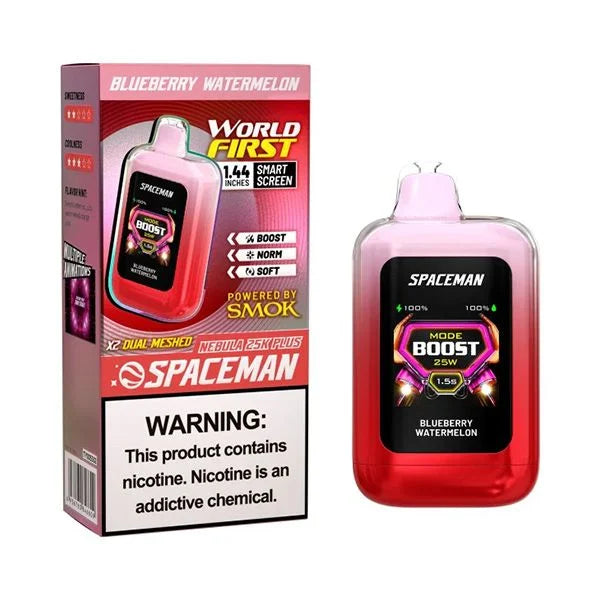 BLUEBERRY WATERMELON SMOK SPACEMAN NEBULA 25K PUFFS