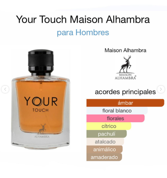 MAISON ALHAMBRA YOUR TOUCH
FOR MEN EDP 30ML