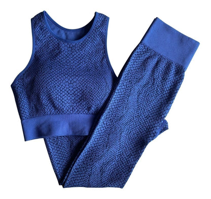 Set conjunto azul top y calsa