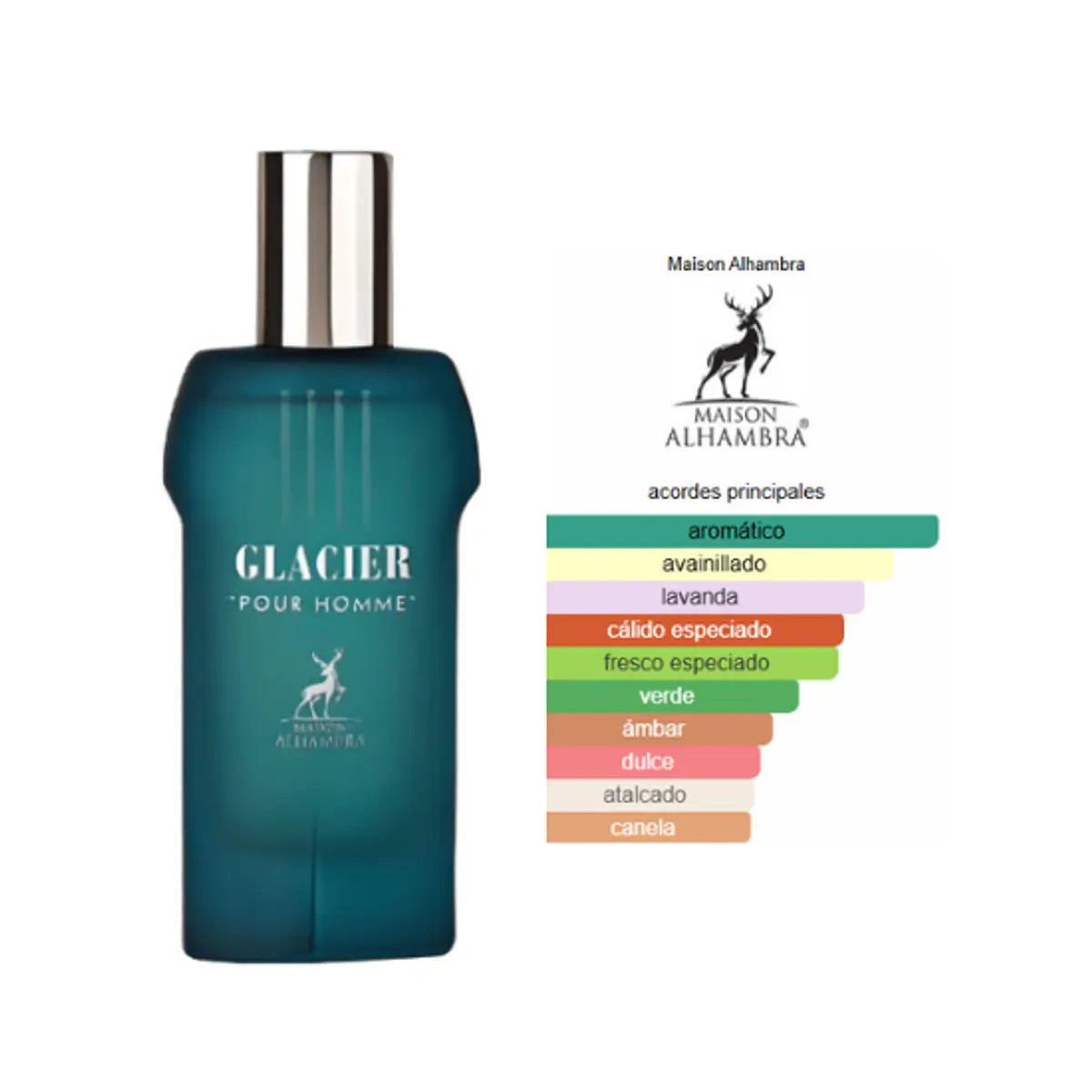 MAISON ALHAMBRA GLACIER POUR HOMME EDP 100ML