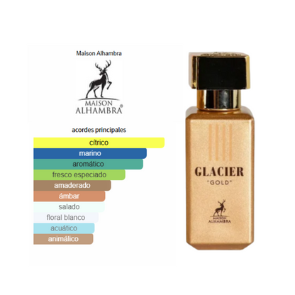 MAISON ALHAMBRA GLACIER GOLD  EDP 30ML