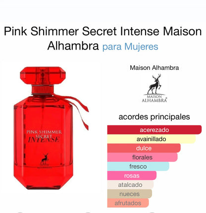 MAISON ALHAMBRA PINK SHIMMER SECRET INTENSE DECANT