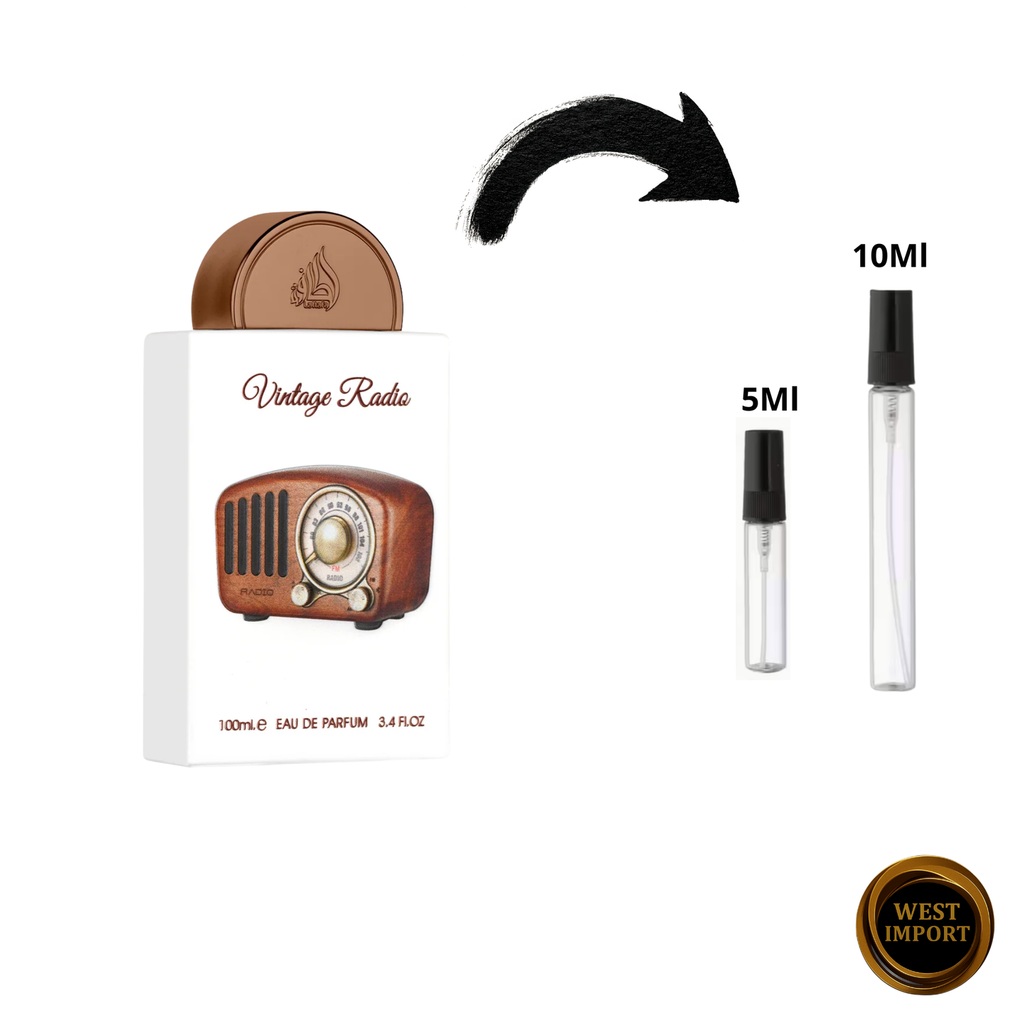 DECANT LATTAFA VINTAGE RADIO