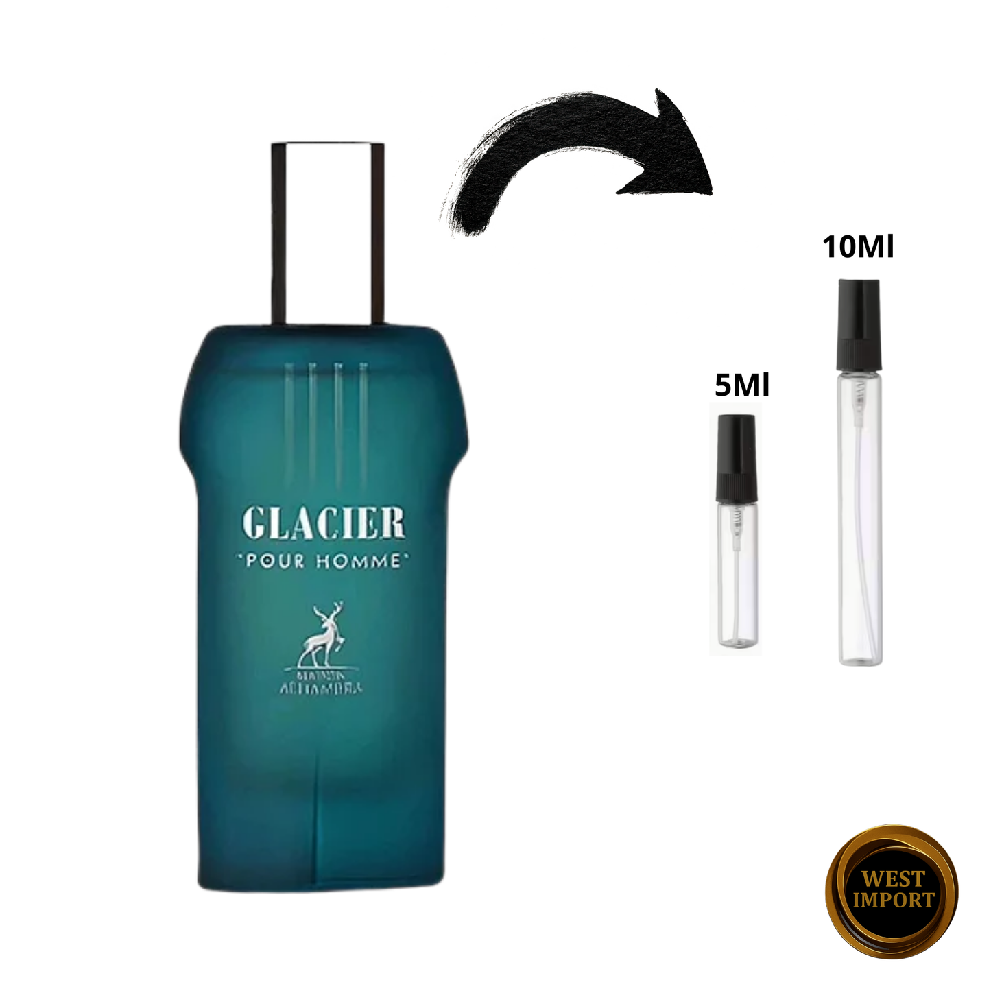 DECANT  MAISON ALHAMBRA GLACIER POUR HOMME