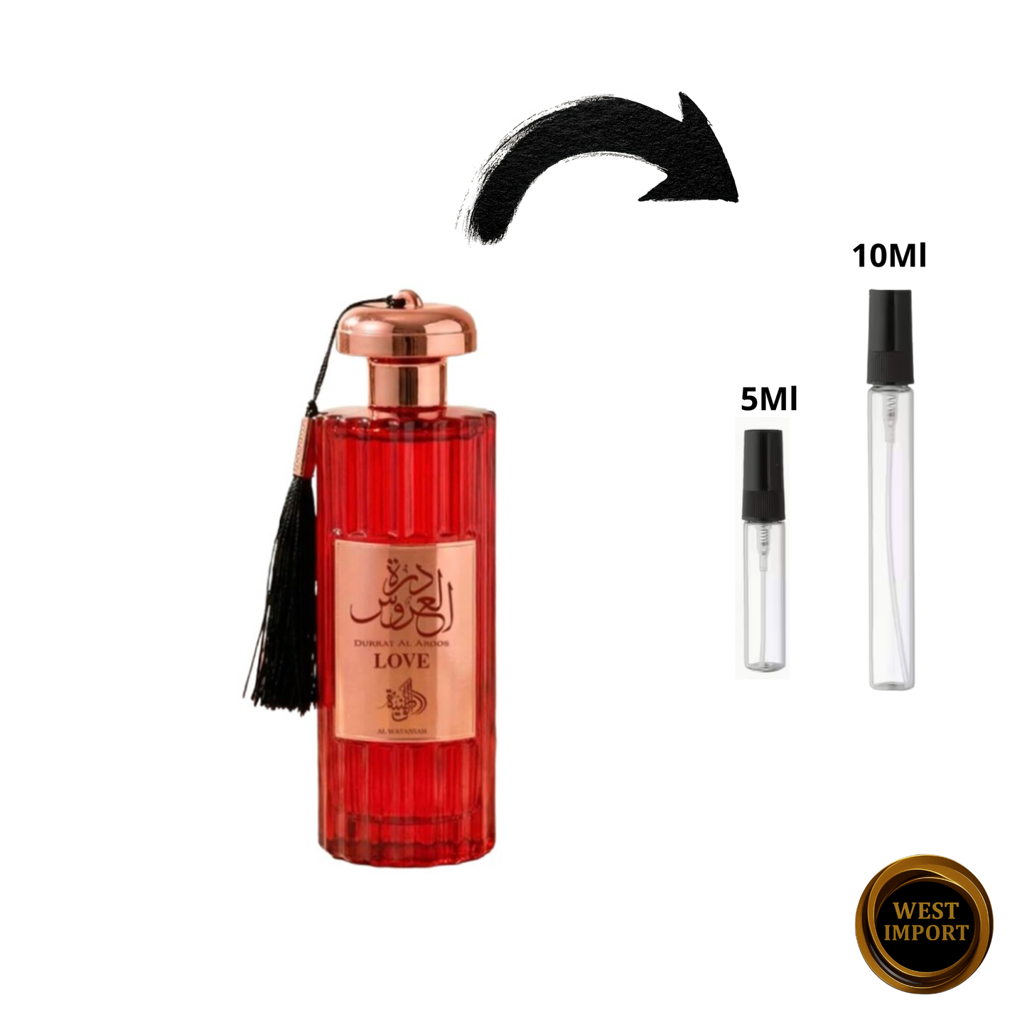 AL WATANIAH DURRAT AL AROOS LOVE EDP DECANT