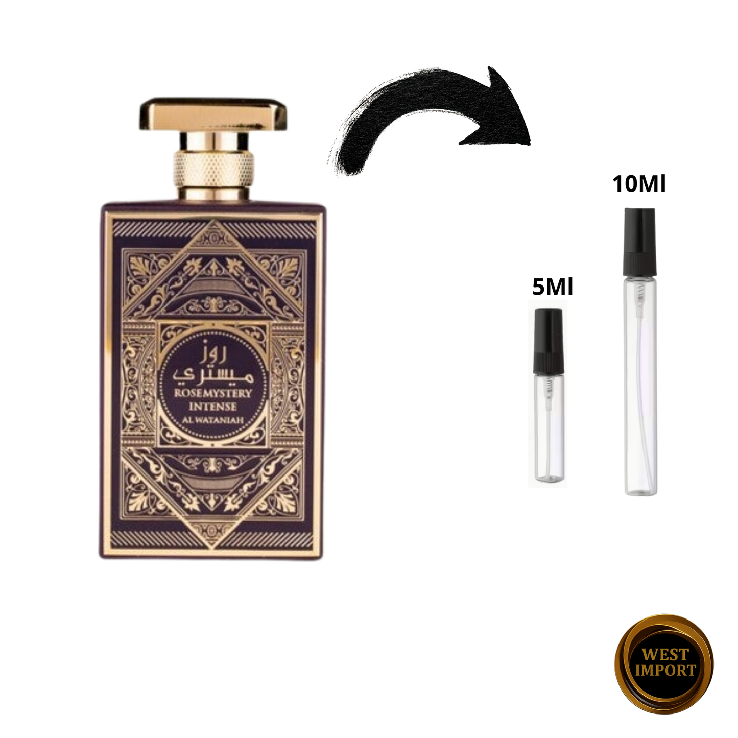 DECANT  AL WATANIAH ROSE MYSTERY INTENSE
