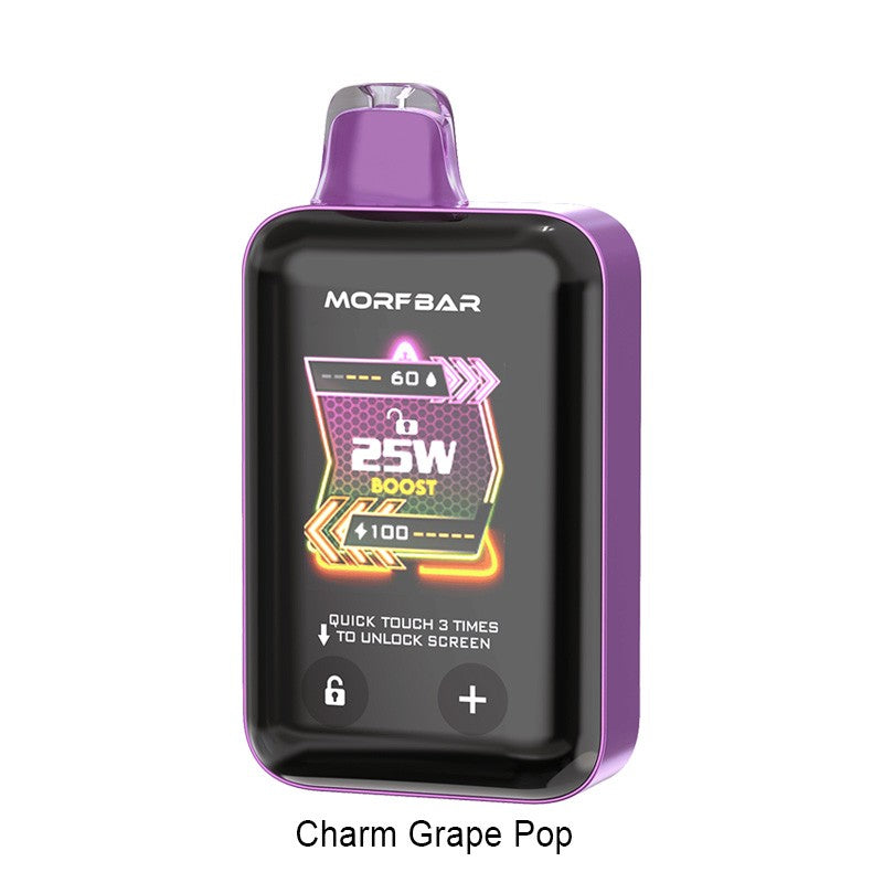 MORFBAR CHARM GRAPE POPSMOK 20K PUFFS