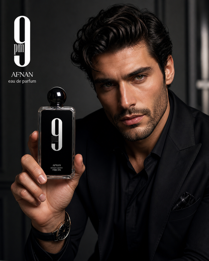 AFNAN 9PM BLACK EDP 150ML (negro)