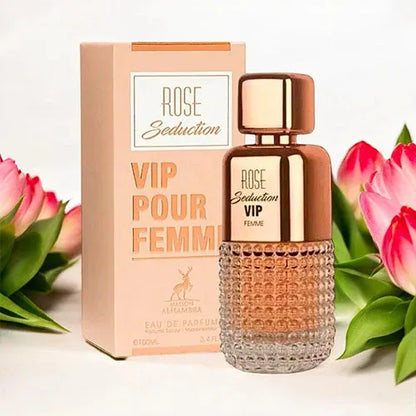 MAISON ALHAMBRA ROSE SEDUCTION VIP POUR FEMME EDP 100ML