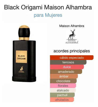 30 ML MAISON ALHAMBRA BLACK ORIGAMI