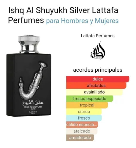 LATTAFA ISHQ AL SHUYUKH SILVER EDP 100ML