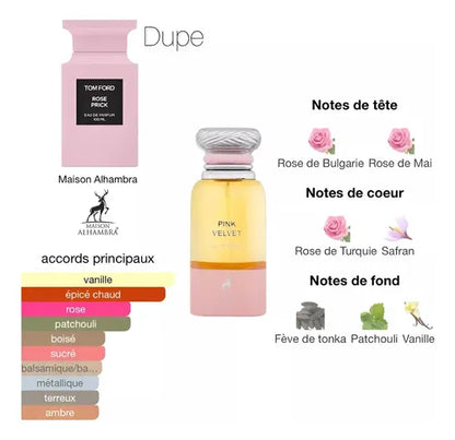 MAISON ALHAMBRA PINK VELVET EDP 100ML