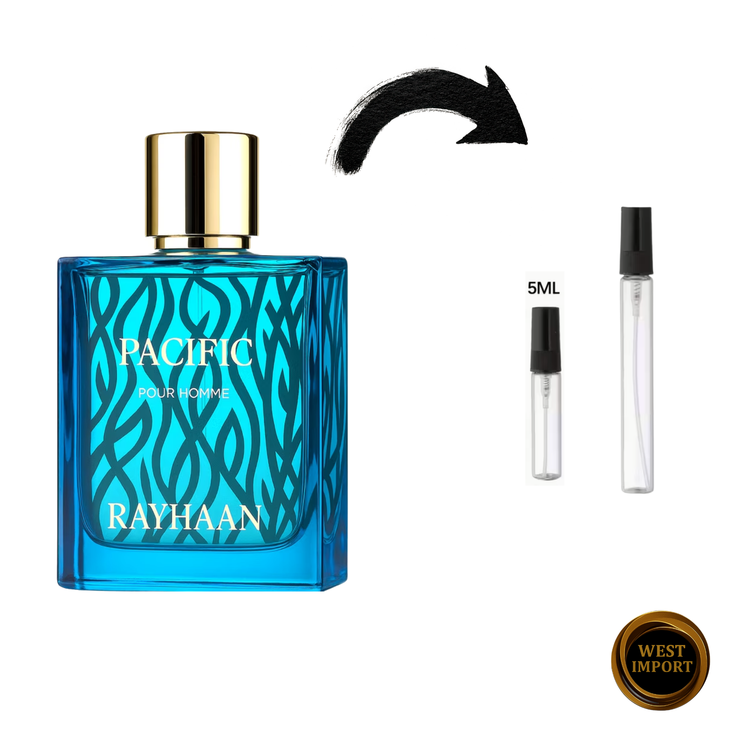 DECANT   RAYHAAN PACIFIC POUR HOMME EDP