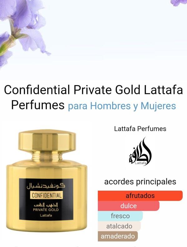 LATTAFA CONFIDENTIAL PRIVATE GOLD EDP 100ML