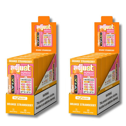 ADJUST MYFLAVOR 40k ORANGE STRAWBERRY (30.000 por menor)