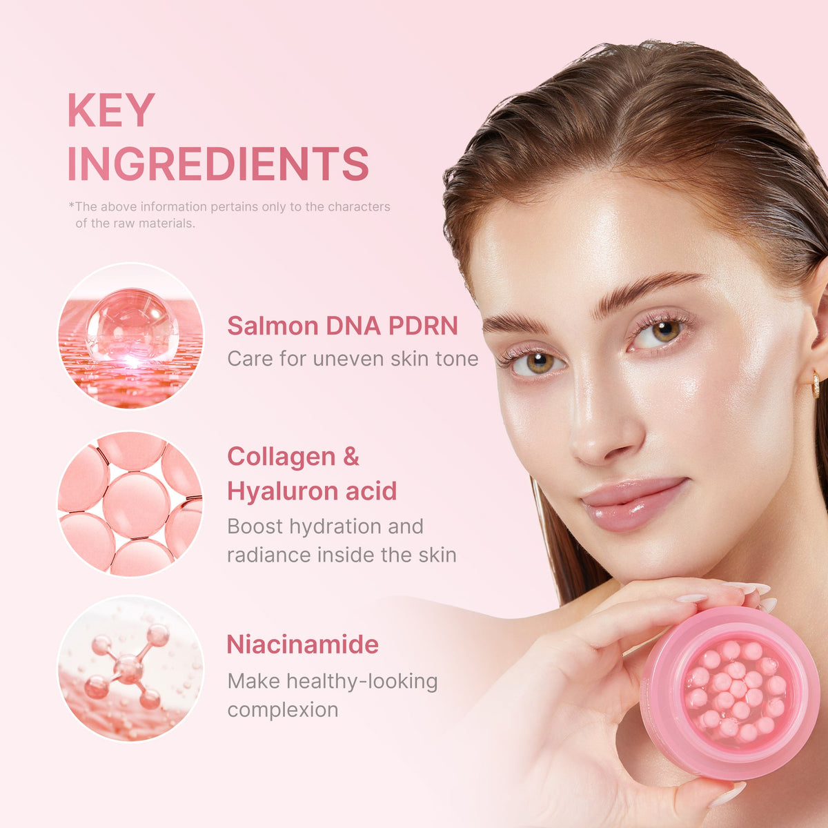 Medicube PDRN Pink Collagen Capsule Cream textura