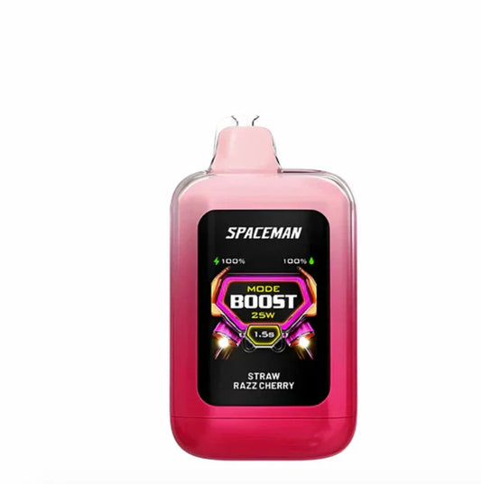 STRAW RAZZ CHERRY SMOK SPACEMAN NEBULA 25K PUFFS