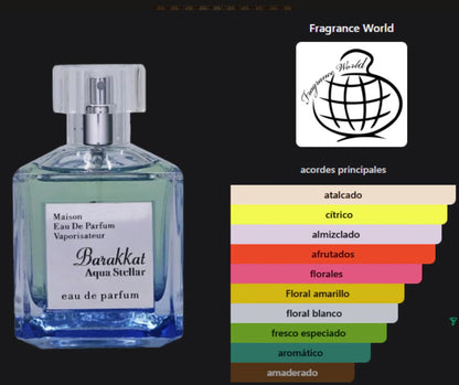 FRAGANCIAS WORLD BARAKKAT AQUA STELLAR EDP 100 ML