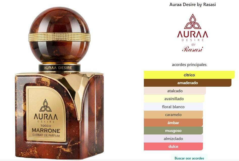 AURAA DESIRE TOCCO MARRONE EDP 100 ML