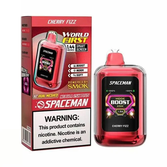 CHERRY FIZZ SMOK SPACEMAN NEBULA 25K PUFFS