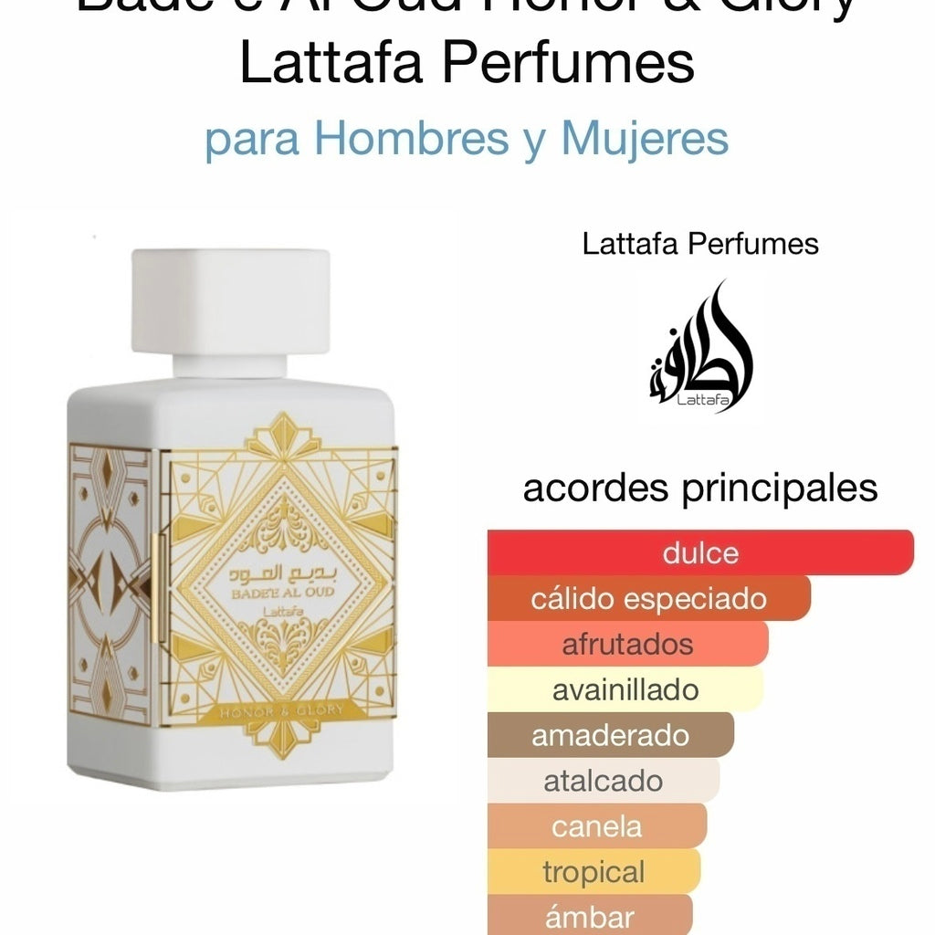 LATTAFA BADEE AL OUD HONOR AND GLORY BLANCO
