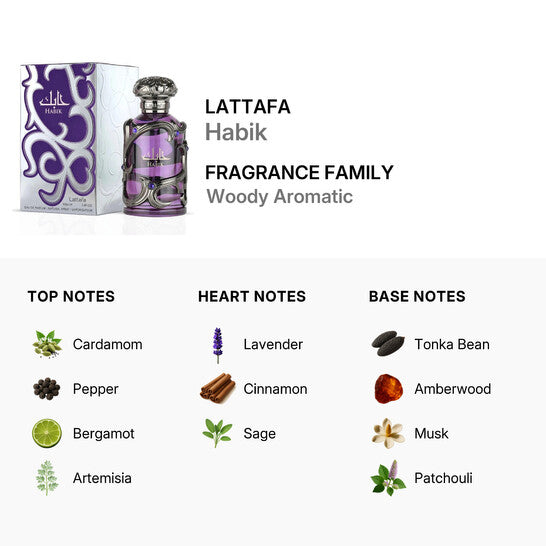LATTAFA HABIK EDP MASCULINO DECANT