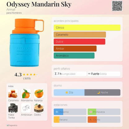 ARMAF ODYSSEY MANDARIN SKY 100ML MAN
