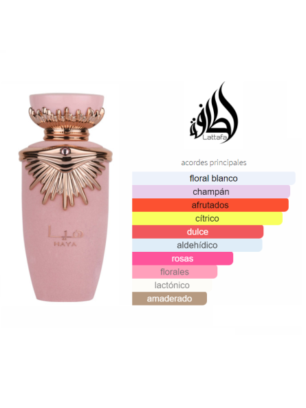LATTAFA HAYA PINK EDP 100ML WOMAN