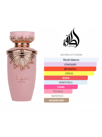LATTAFA HAYA PINK EDP 100ML WOMAN