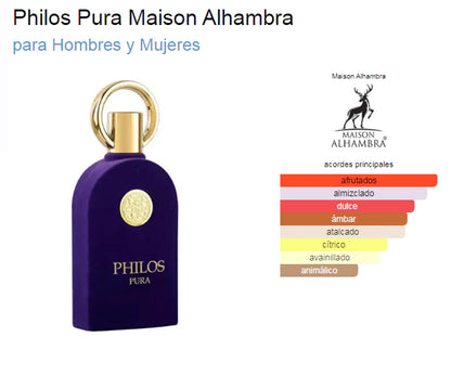 MAISON ALHAMBRA PHILOS PURA EDP  30ML