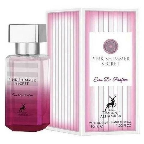 MAISON ALHAMBRA PINK SHIMMER 
 SECRET EDP 30ML