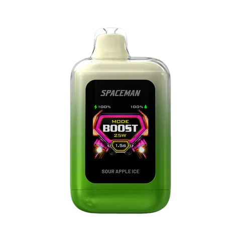 SOUR APPLE ICE  SMOK SPACEMAN NEBULA 25K PUFFS